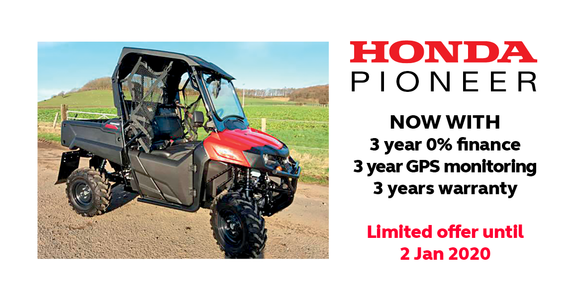 Honda ATVs, attachments & accessories T H WHITE Agriculture