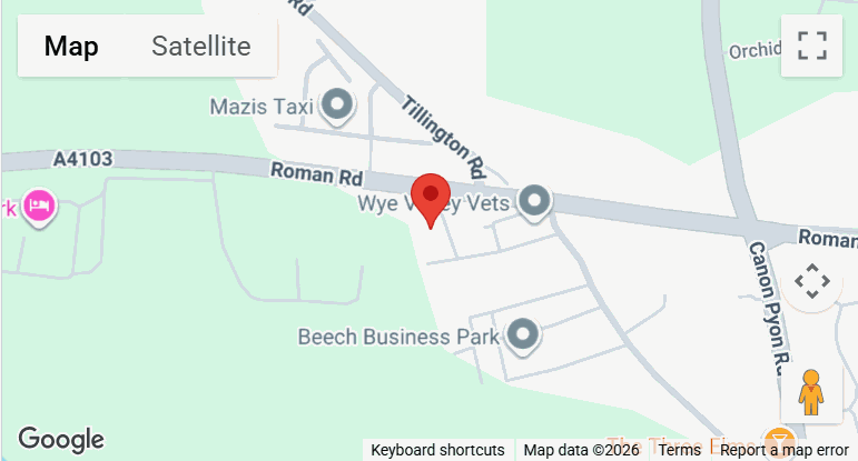 Google Map of Hereford